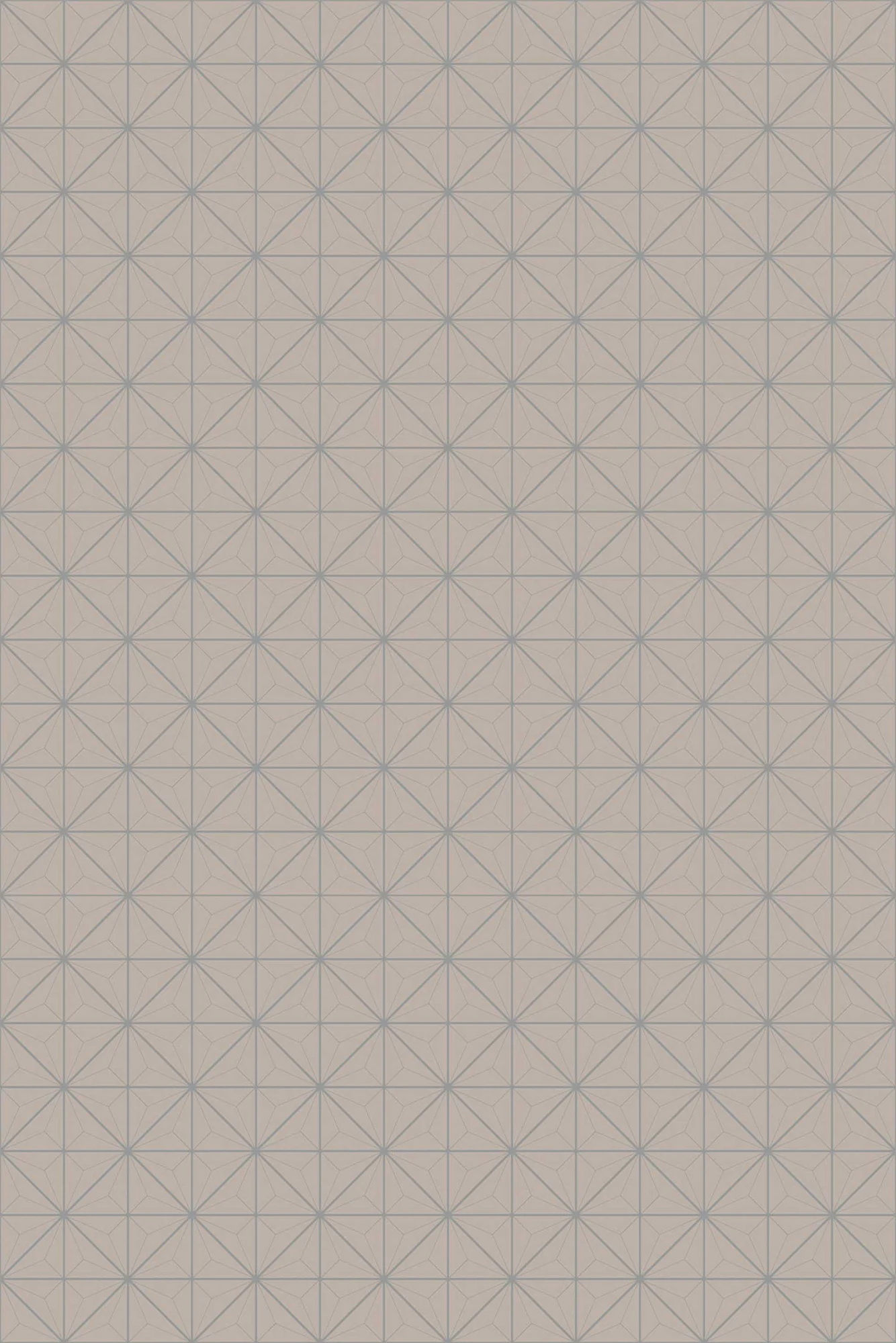 Japandi Grid wallpaper pattern close-up: fine taupe grid for a restrained, structured neutral option