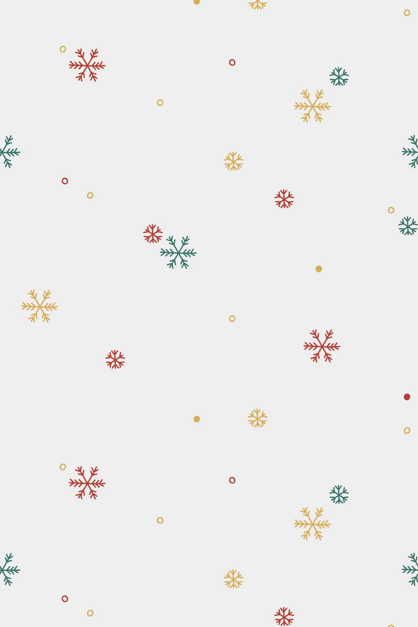 Snowflake wallpaper pattern close-up: minimal snowflake pattern; neutral enough to live beyond December